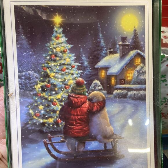 Masterpiece Studios Holiday Brights Collection 16-Count Boxed Christmas Cards - Picture 3 of 3